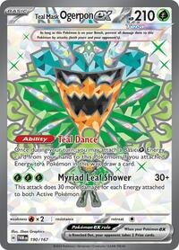 Teal Mask Ogerpon ex - 190/167 - Twilight Masquerade
